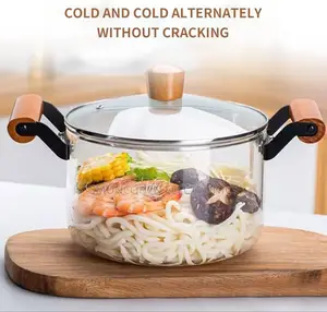 2.5l High Boron Heavy Borosilicate Glass Cookware