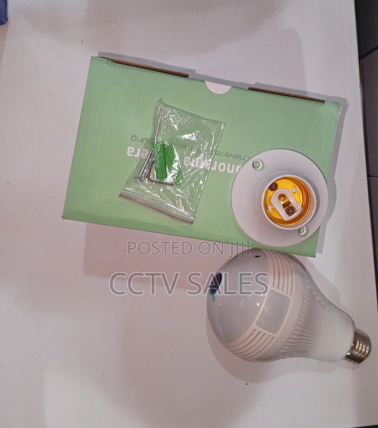 1080p Icsee App Wifi Bulb Camera-360 Panoramic Security