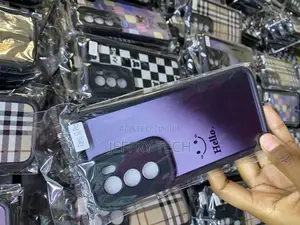 Tartan Fabric Tpu Protective Cover for Oppo Reno 12 Pro
