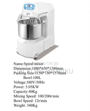 100l Spiral Mixer Machine/ Spiral Mixer Machine 100l