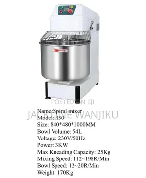 54l Commercial Spiral Mixer Machine/ Spiral Mixer 54l