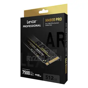 Lexar Lnm800 Pro Internal SSD M.2 Pcie Gen 4*4 Nvme -512ssd