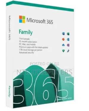 Microsoft 365 Family English Subscr 1yr Africa Only Mediales