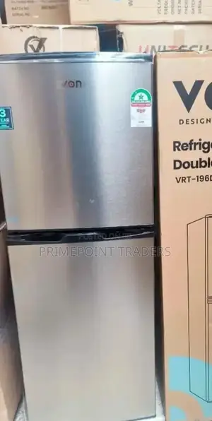 Refregirator Von 195l (Vrt-195drhs) Dual Door (2) Silver