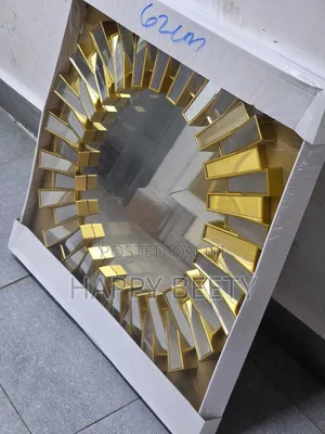 Sunburst Round Decorative Mirror