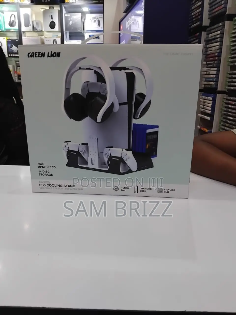 Green Lion Ps5 Cooling Stand