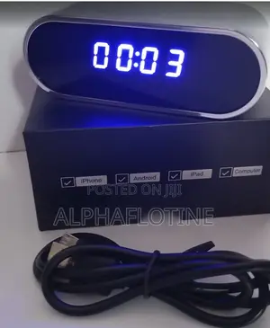 Wireless Hd Table Clock Mini- Wifi Camera