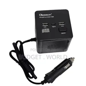 Car Power Inverter 12v Dc To220v Extension Cable Converter