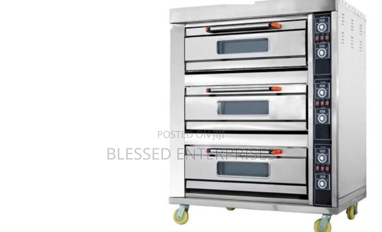 Quality Electric Oven Three Deck Six Trays