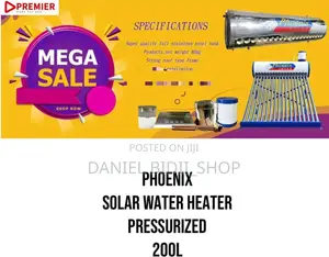 Pressurized Stainless Steel Tank Water Heater 200ltrs