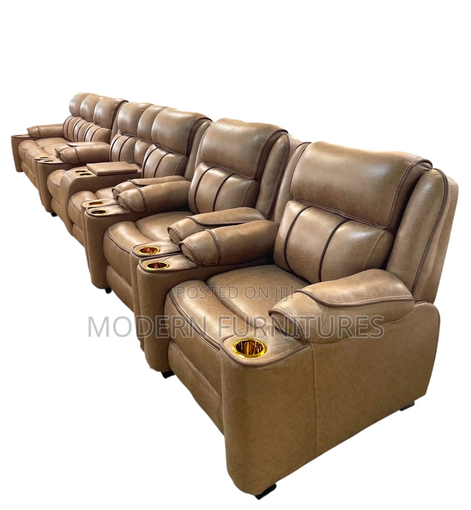 Elegant 7 Seater Semi-recliner Sofa