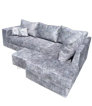 Chic Dark Grey L Sofa