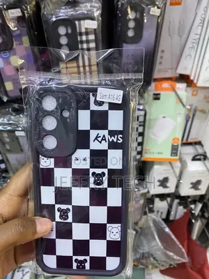Geom Tartan Fabric Print Cover for Samsung Galaxy A16 4g