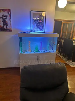 4ft Glass Aquarium – Built-in Cabinet Design
