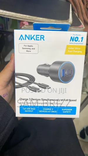 Anker Nano Car Charger 167.5w Output