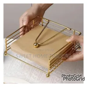 Metallic Napkin Holder