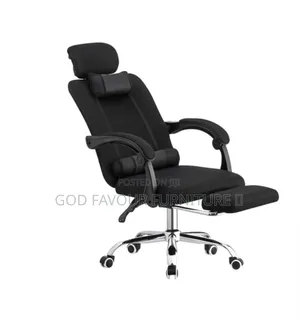 Elegant Adjustable Black Headrest Chair Hf5t