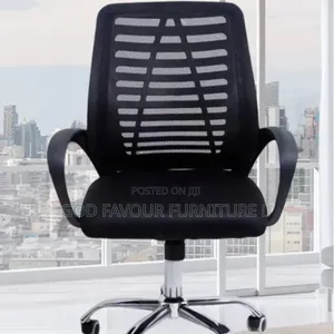 Swivel Black Adjustable Office Chair Qsd7