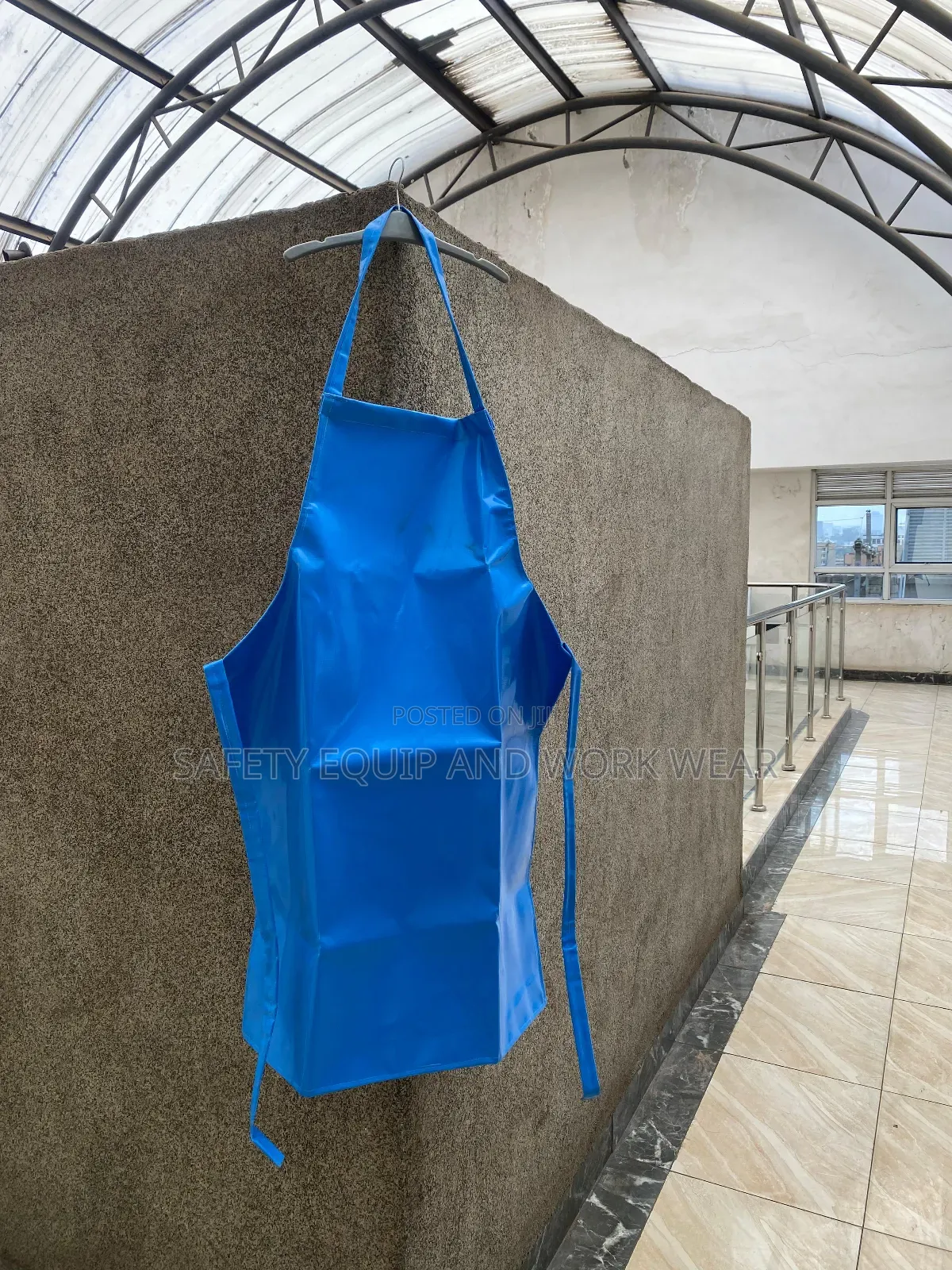 PVC Apron Compact and Foldable for Easy Storage.