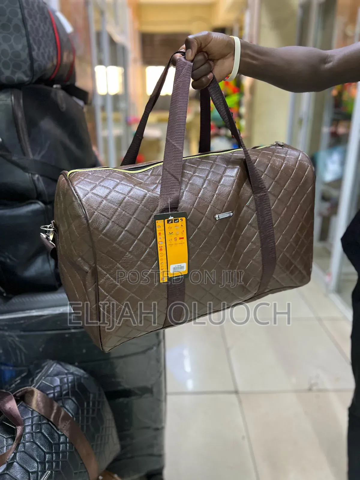 High Quality Leather Duffel Bag