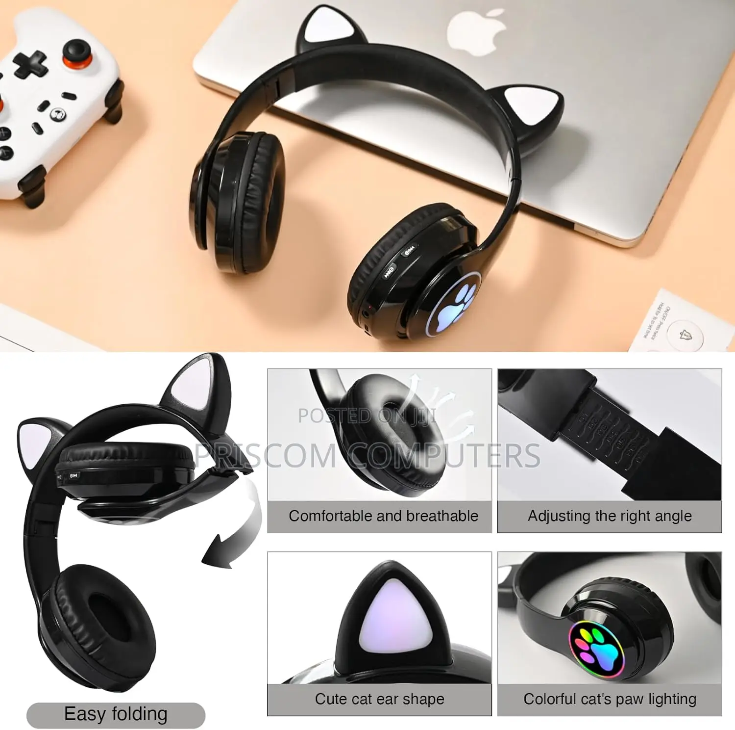 STN-28 Wireless Multi Purpose Headset Headphone -Colourful