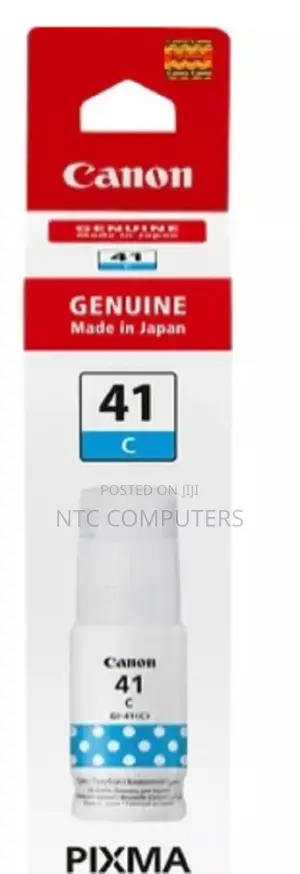 Canon Ink Bottle Gi-41 Cyan
