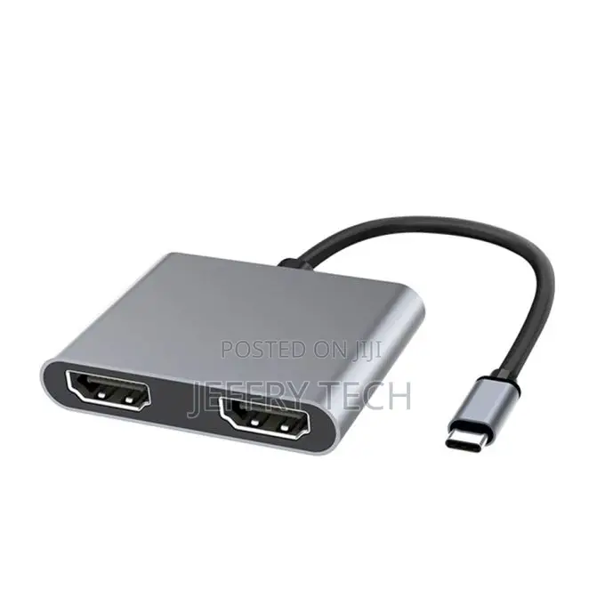 Gift Usb Hub 2 in 1 Usb-C / Type-C to Dual Hdmi Hub Docking