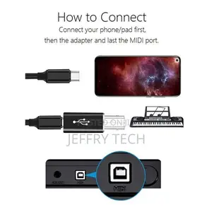 Generation Pack Usb C to Usb B Adapter, for Midi Controller