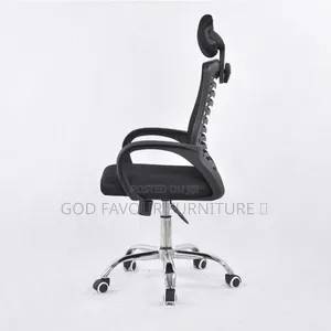 Swivel Adjustable Black Headrest Office Chair Mhy5