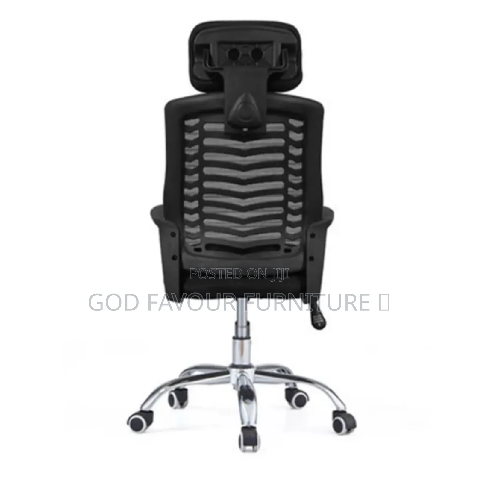 Elegant Adjustable Headrest Office Chair Black Ytx3