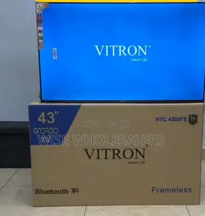 Vitron Tv 43" With Inbuilt Wifi And Free To Air Channels