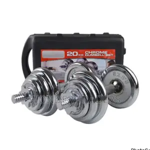 *Chrome Dumbells 20kg / 20kg Chrome Dumbbell With Case