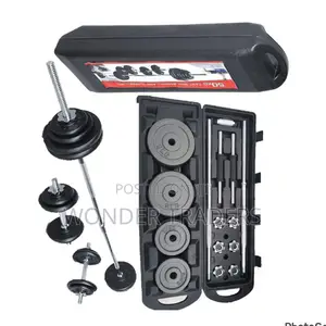 *50kg/York Barbell and Dumbbell Set* 
 50kg Chrome