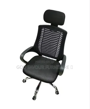 Swivel Adjustable High Back Headrest Office Chair Fyk8