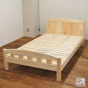 5x6 Natural Wood Bed Frame Available