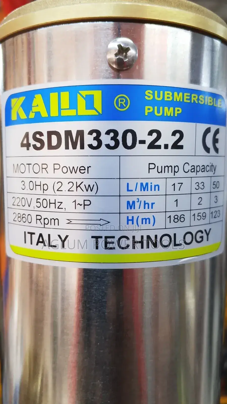 Submersible Pump 3hp