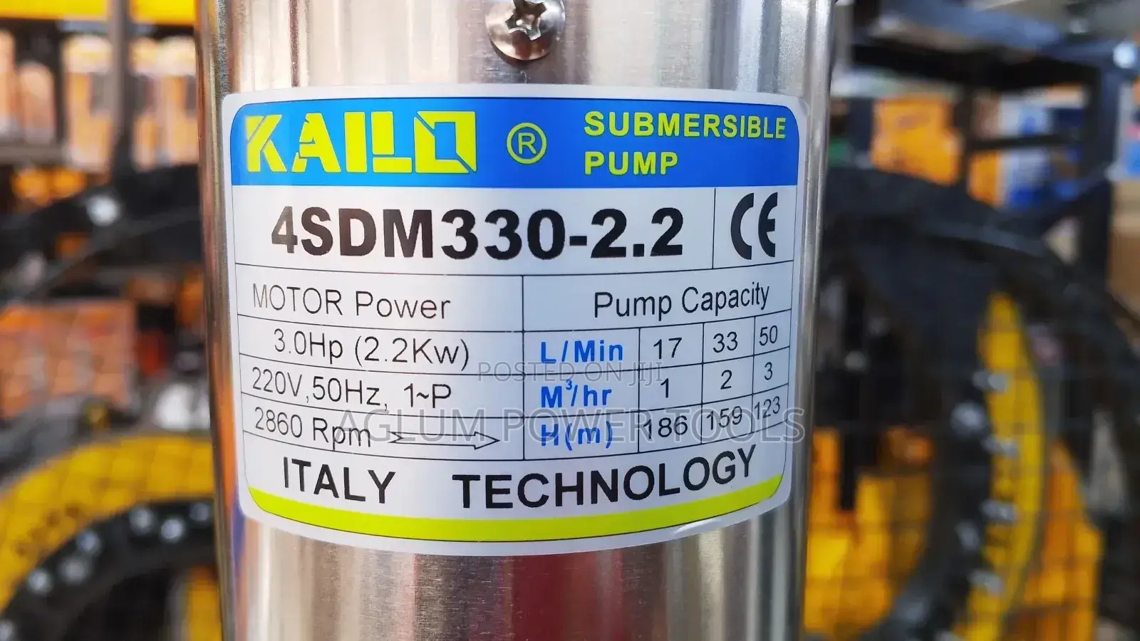 Submersible Pump 3hp