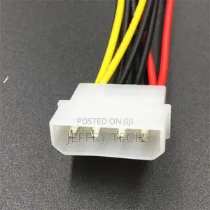4 Pin Molex Ide to 2 Serial Ata Hard Driver Power Cable Sata