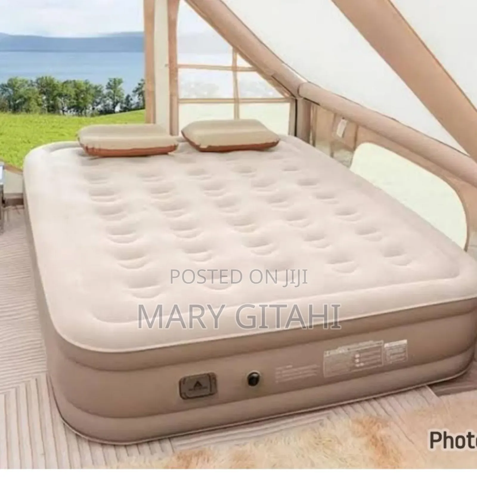 Self Inflatable Bed +2 Inflatable Pillows