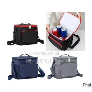 Multi Coloured Single Cube Insulated Food Bags