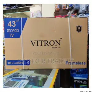 Vitron 43 Inches Smart Android Frameless With Bluetooth .