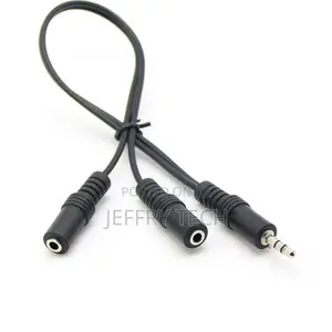 3.5mm 2 Way Port Aux Multi Headphone Earphone Audio Splitt2