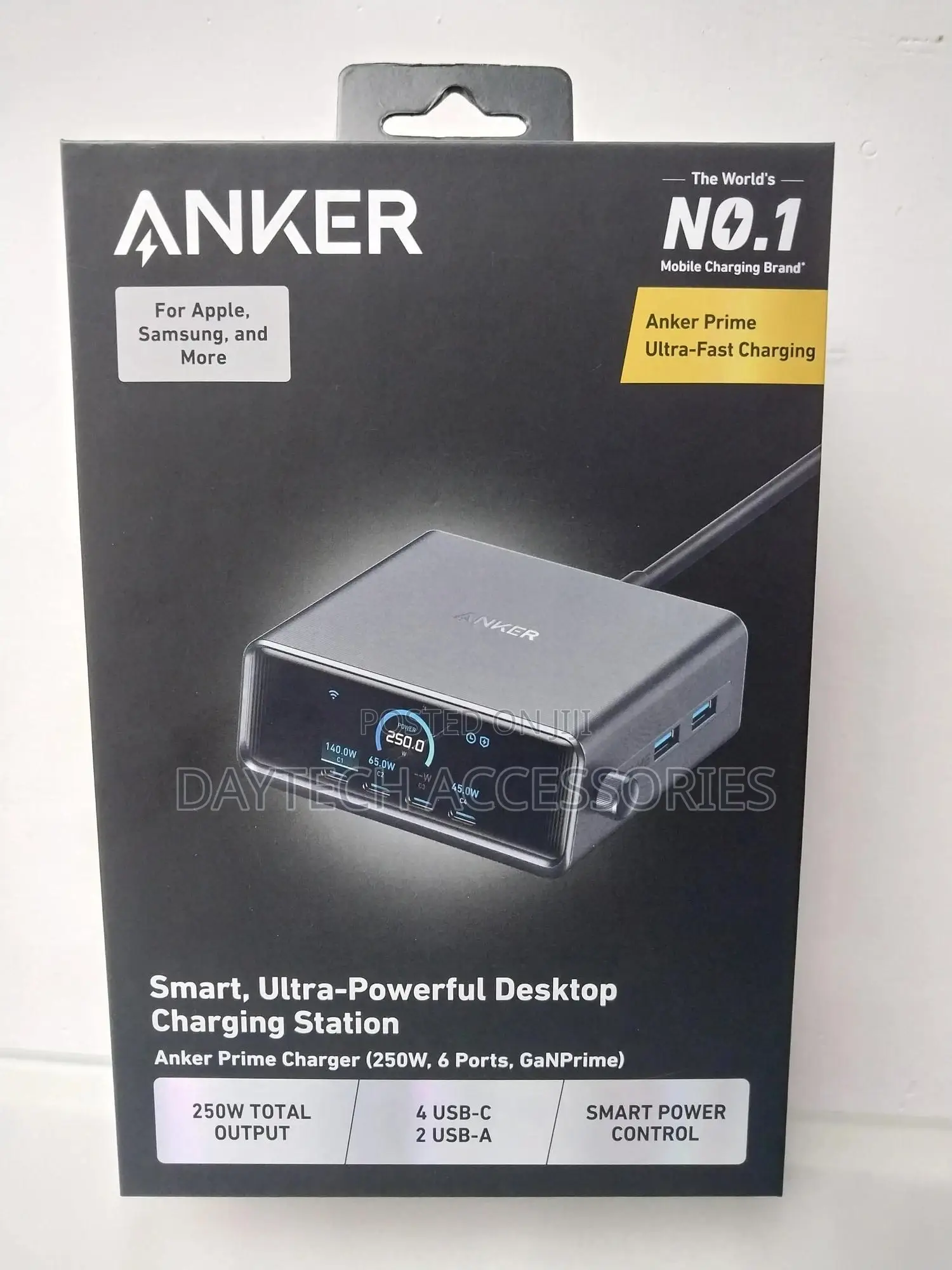 Anker Prime 250w 6 Ports Powerful Desktop Charging Station