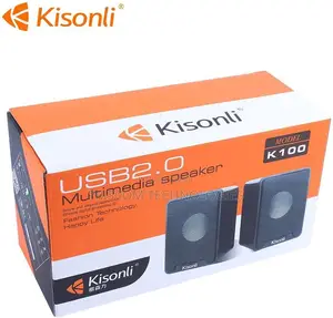 Kisonli Usb Speaker Computer 2.0 for Laptop Desktop Pc