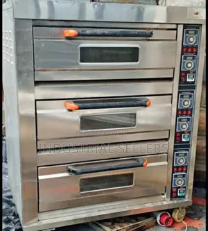 Commercial Electric Oven 3 Deck 6 Trays