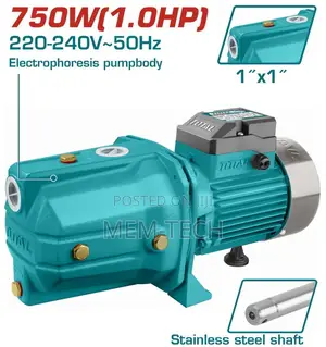 Total Twp37506 Water Pump 750w(1.0hp)
Max.Head:51m