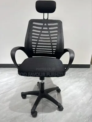 Swivel Black Headrest Office Chair Azu8