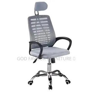 Elegant Gray Headrest Office Chair Hbf5