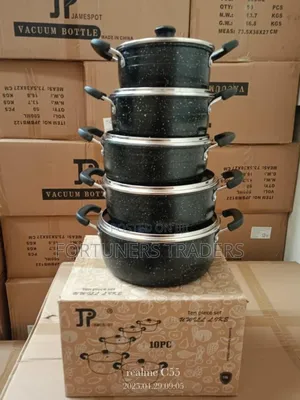 10pcs James Pot Cookware Black (Wove)