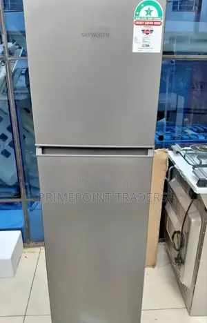 Refregirator Skyworth 158litres, Double Door ; Silver